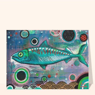 Poisson d`Avril au milieu de l`univers