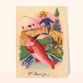 Cartes anciennes 1er Avril pour votre texte