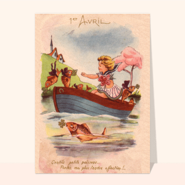 Humour : La petite fille dans sa barque
