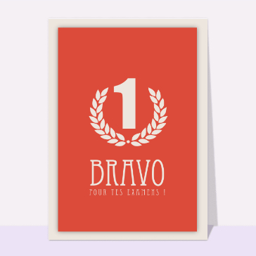 Diplômé number one first class