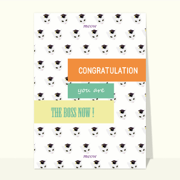 You are the boss now