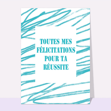 Toutes mes félicitations