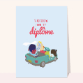cartes d'examen réussi pour votre texte