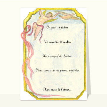 carte de poèmes : Citation amoureuse