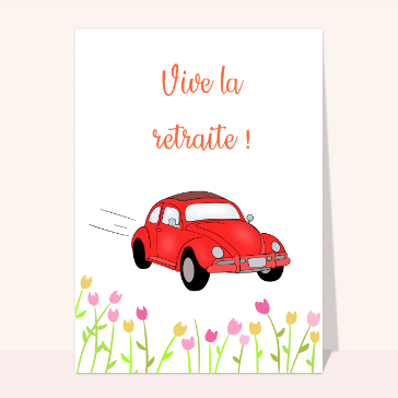 Vive la retraite en coccinelle rouge