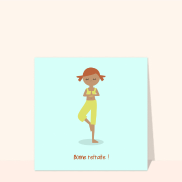 Carte Bonne retraite zen