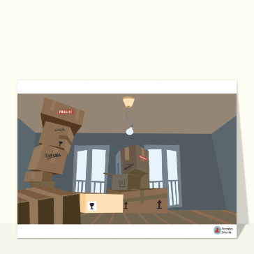 Déménagement dans les cartons