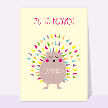 Excuses du petit hamster
