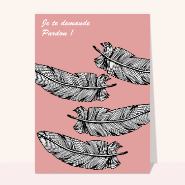 Pardon avec des plumes