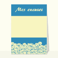 cartes d'excuse pour votre texte