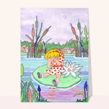 Pleures sur un nénuphar