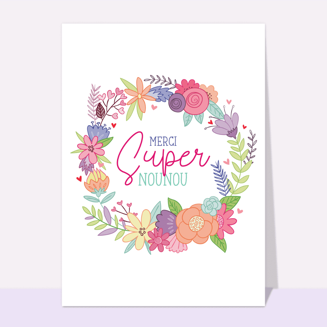 Merci Ma Super Nounou Fleuri Carte Remerciement merci-ma-super-nounou-fleuri-carte-remerciement