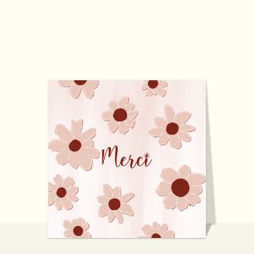Petites attentions : Merci au milieu des fleurs