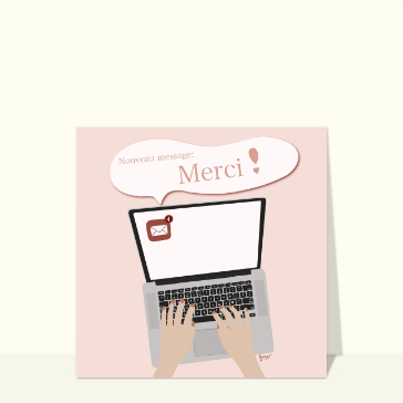 Petites attentions : Nouveau message de remerciements