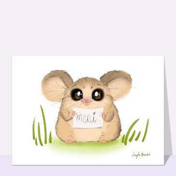 Un merci tout mignon