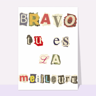Tu es la meilleure