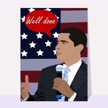 Obama well done