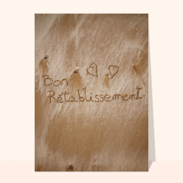 Bon retablissement dans le sable