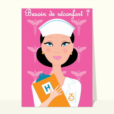 carte bon retablissement : Reconfort infirmiere