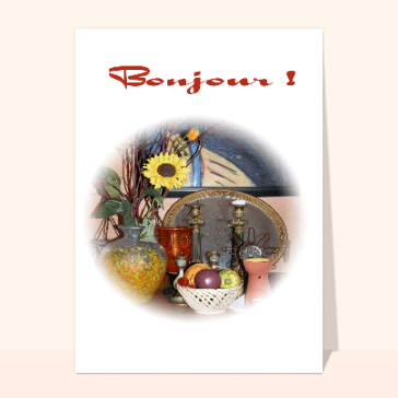 Dire bonjour : Bonjour
