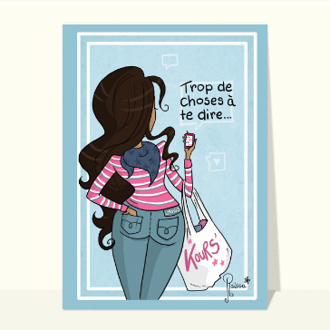 Trop de choses à te dire