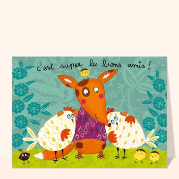 Bonjour des bons amis
