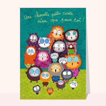 Chouette petite carte