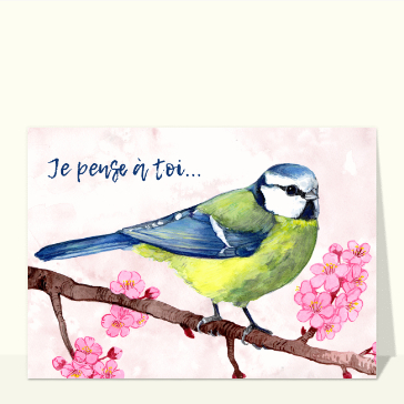 Mésange je pense à toi