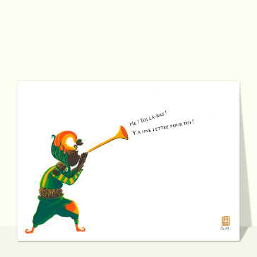 Ya une lettre pour toi