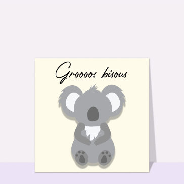 Petites attentions : Gros bisous bébé Koala