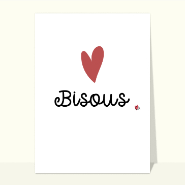 Bisous minimaliste