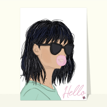 Hello bubble gum