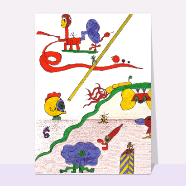 carte divers : Dessin enfantin