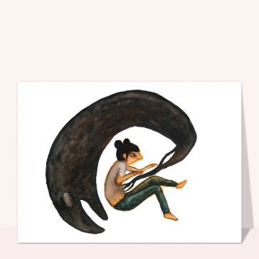 Jeune fille et son monstre intérieur