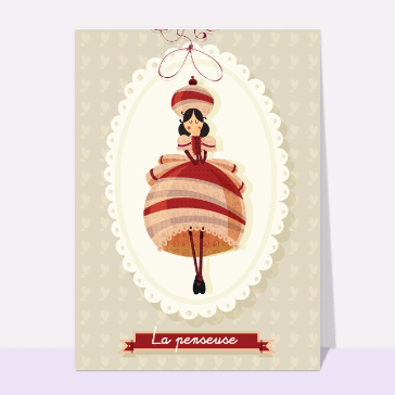 carte divers : La penseuse