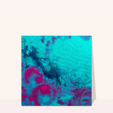 Acrylique givre bleu
