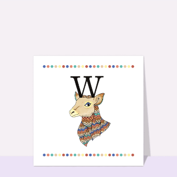 Abécédaire W comme wapiti