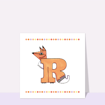 Abécédaire R comme renard