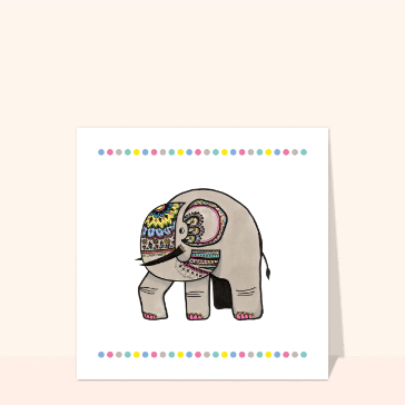 Abécédaire E comme éléphant