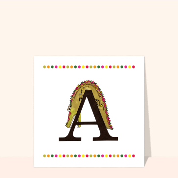Abécédaire A comme alligator