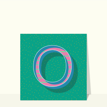 Carte Le O en vert