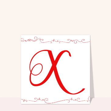 La carte du X