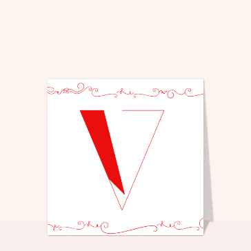 La carte du V