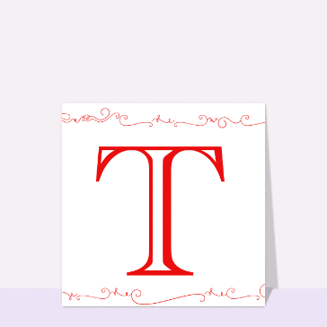 La carte du T
