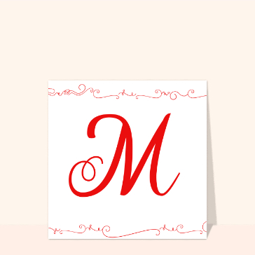 Carte La carte du M