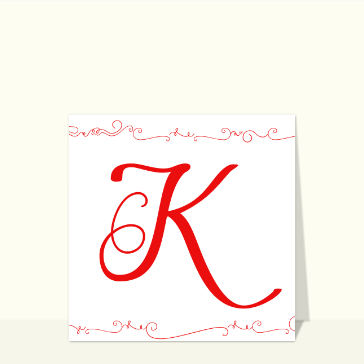 Carte La carte du K