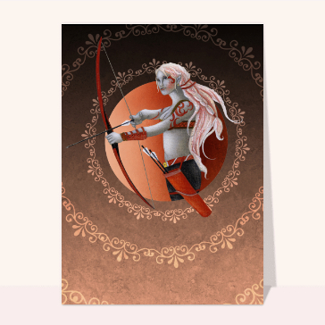 carte fantasy : Fee archere