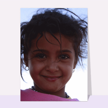 Le sourire d'une petite fille