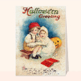 Cartes anciennes pour Halloween pour votre texte