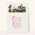 Cartes anciennes pour Halloween pour votre texte